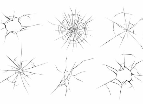 Types fissures verre hublot