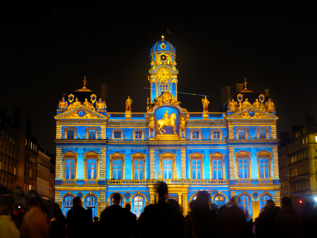 Monument illuminé de Lyon