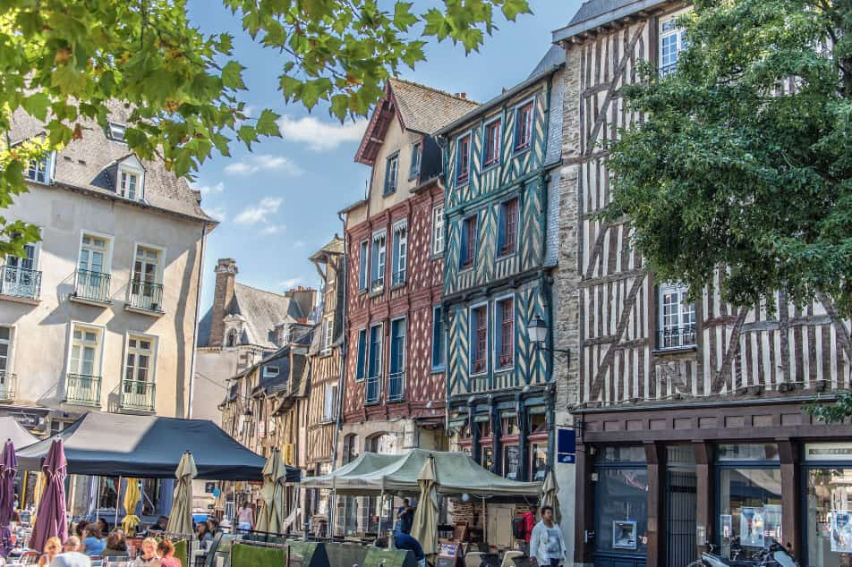 Maisons à pans de bois à Rennes