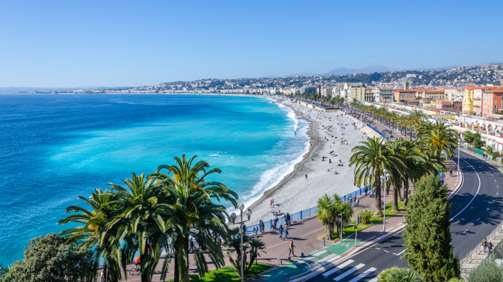 Vue sur Nice et son bord de mer