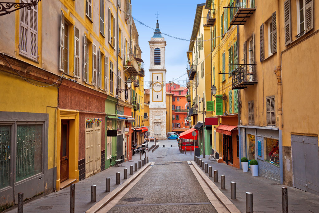 Rues de la ville de Nice