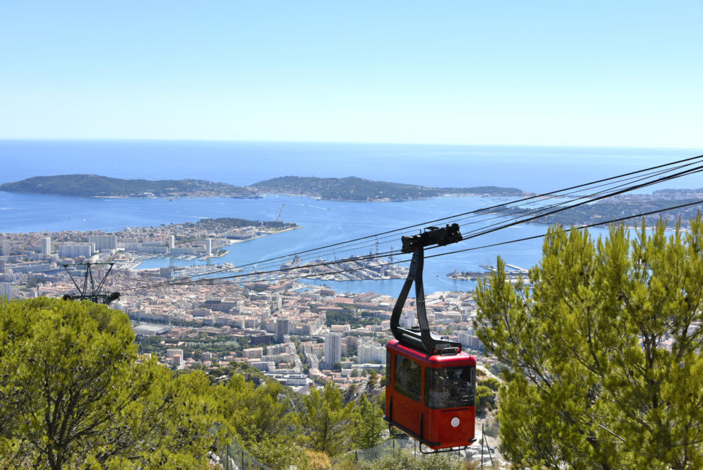 Toulon depuis le mont faron