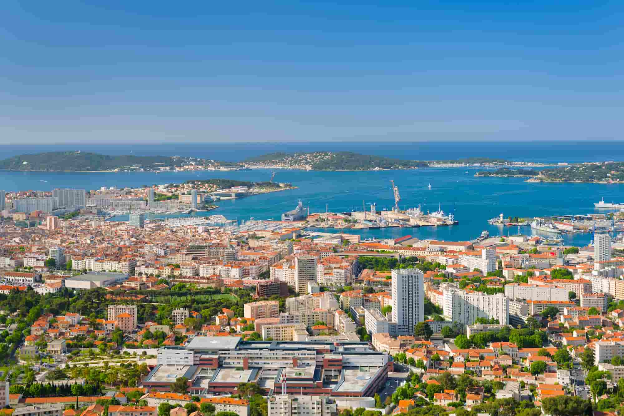 Toulon vu de haut